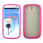 Wholesale Samsung Galaxy S3 Gummy Case (Pink Clear)